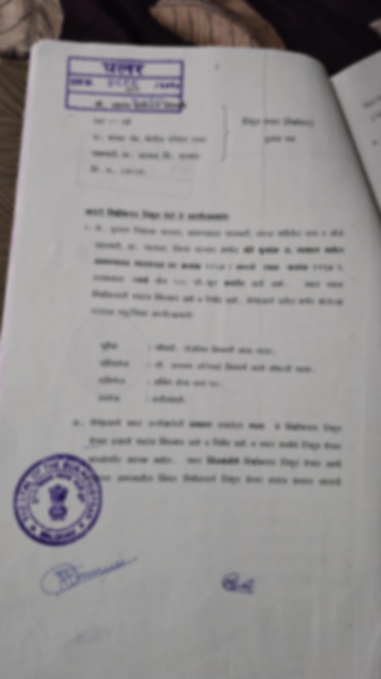Property verification certificate, page 2, for hotel and restaurant property for sale in Palghar